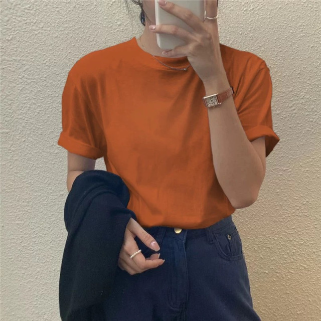 👍闆娘推薦：正肩短袖T恤夏季純棉上衣 多色