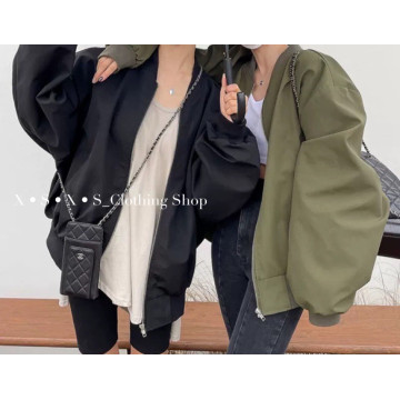 美式vintage棒球服工裝飛行外套