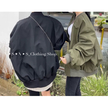 美式vintage棒球服工裝飛行外套