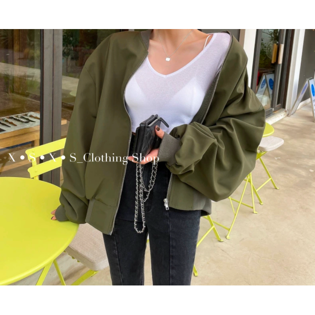 美式vintage棒球服工裝飛行外套