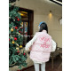 Oversize 慵懶風甜美印花 格紋正反兩穿羊羔絨馬甲鋪棉背心 Oversize 慵懶風甜美印花 格紋正反兩穿羊羔絨馬甲鋪棉背心